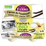 YAOURT VANILLE BOURBON 4X125G