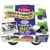 YAOURT MYRTILLE SAUVAGE 4X125G